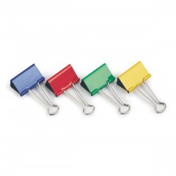 Rapesco Зажим FOLDBACK CLIPS 19 мм (х10), ассорти