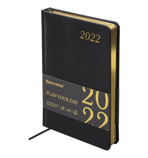 BRAUBERG Iguana Ежедневник датированный 2022 год А5