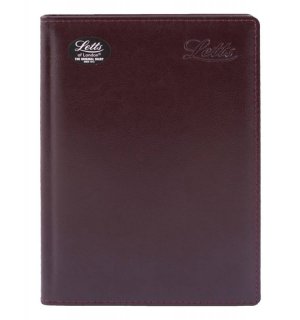 Letts Недатированный ежедневник GLOBAL DELUXE A5, натуральная кожа