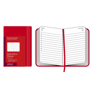 Ежедневник Moleskine Classic (2012), Pocket, красный