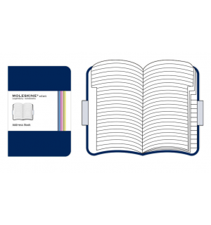 Записная книжка Moleskine Volant (с алфавитом), Pocket, синяя