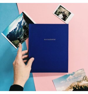 Kraftbook Фотоальбом Classic Cobalt А5