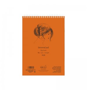 SMLT Скетчбук Sketch Pad Universal на спирали А4