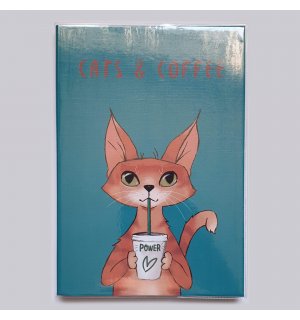 Stick'n'plan Недатированный планнер Cats & Coffee А5