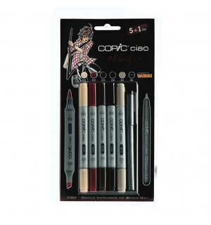 Copic Ciao Набор маркеров 6 цветов Manga 5 (x6)