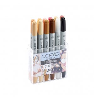 Copic Ciao Набор маркеров 12 цветов Skin Tone Colours (x12)