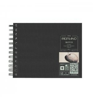 Fabriano Sketch Book A5 альбом для графики, спираль по короткой стороне
