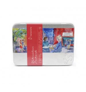 Hahnemuhle Watercolour Postcards набор открыток в жестяной коробочке А6