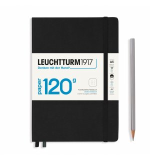 Leuchtturm1917 Medium Notebook 120g Edition Black (черный) А5