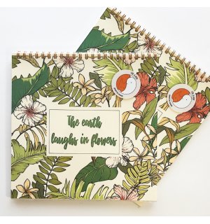 Lol&Kek Скетчбук Tropical 20х20 см - Flowers