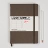 Leuchtturm1917 Еженедельник на 2014 год, неделя на развороте (Распродажа) Medium