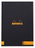Rhodia R Premium Black Blank Pad №18 A4