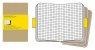 Записная книжка Moleskine Cahier (в клетку, 3 шт.), Pocket, бежевая