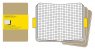 Записная книжка Moleskine Cahier (в клетку, 3 шт.), XLarge, бежевая