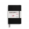 Leuchtturm1917 Еженедельник-блокнот на 2026 год, неделя на странице, Black (черный) А5 Medium Dotted (в точку)