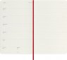 Moleskine Еженедельник Classic Soft Weekly (2024), Large, красный
