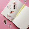 Tiny Girl Sport. Лист виниловых наклеек А6