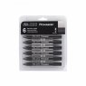 Winsor & Newton Promarker Набор маркеров 6 нейтральных серых оттенков (x6) 