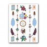 Boho Signs. Лист виниловых наклеек А6