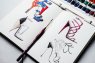 Fashionary Скетчбук для дизайнеров обуви Shoes Edition A5
