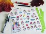 Unicorn_Crazy. Лист виниловых наклеек А4