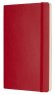 Записная книжка Moleskine Classic Soft (нелинованная), Large, красная