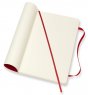 Записная книжка Moleskine Classic Soft (нелинованная), Large, красная