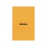 Rhodia Orange A4 Legal Pad Multicolonnes Yellow Perforation