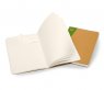 Записная книжка Moleskine Evernote Cahier (в клетку), Pocket, бежевая (2шт.)