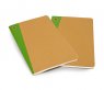 Записная книжка Moleskine Evernote Cahier (в линейку), Large, бежевая (2шт.)