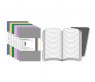 Записная книжка Moleskine Volant (в линейку, 2 шт.), Large, изумрудная