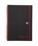 Тетрадь Oxford Black n' Red Wirebound пластиковая обложка A5 Тетрадь Oxford Black n' Red Wirebound пластиковая обложка A5
