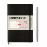 Leuchtturm1917 Ежемесячник-блокнот на 2022 год (на 16 месяцев) Soft Cover Black B6+ Leuchtturm1917 Ежемесячник-блокнот на 2022 год (на 16 месяцев) Soft Cover Black B6+