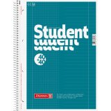 Тетрадь Brunnen Student клетка + линейка А4 Тетрадь Brunnen Student клетка + линейка А4
