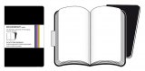 Записная книжка Moleskine Volant (нелинованная, 2 шт.), Pocket, черная