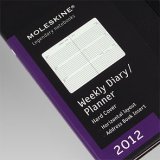 Еженедельник Moleskine Classic (горизонтальный, 2012), Large, черный Еженедельник Moleskine Classic (горизонтальный, 2012), Large, черный