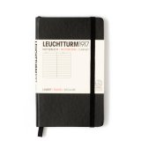 Leuchtturm1917 Pocket Notebook Black Leuchtturm1917 Pocket Notebook Black