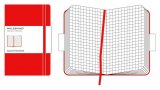 Записная книжка Moleskine Classic (в клетку), Large, красная