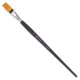 BRAUBERG ART CLASSIC Кисть художественная профессиональная синтетика жесткая, плоская, длинная ручка № 20 BRAUBERG ART CLASSIC Кисть художественная профессиональная синтетика жесткая, плоская, длинная ручка № 20