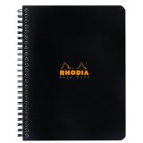 Rhodia Classic черная тетрадь на спирали (в клетку) A5 Rhodia Classic черная тетрадь на спирали (в клетку) A5