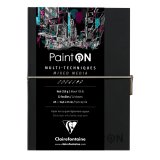 Clairefontaine скетчбук для смешанных техник, черная бумага Paint'ON A5 Clairefontaine скетчбук для смешанных техник, черная бумага Paint'ON A5