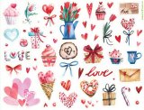 Spring Love. Лист виниловых наклеек А4 Spring Love. Лист виниловых наклеек А4