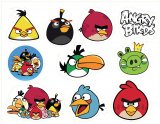 Angry Birds. Лист виниловых наклеек А4 Angry Birds. Лист виниловых наклеек А4