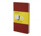 Записная книжка Moleskine Cahier (в клетку, 3 шт.), Large, красная Записная книжка Moleskine Cahier (в клетку, 3 шт.), Large, красная