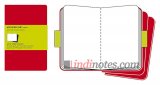 Записная книжка Moleskine Cahier (нелинованная, 3 шт.), Large, красная Записная книжка Moleskine Cahier (нелинованная, 3 шт.), Large, красная