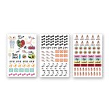 Fitness. Комплект из 3-х листов виниловых наклеек А6 Fitness. Комплект из 3-х листов виниловых наклеек А6