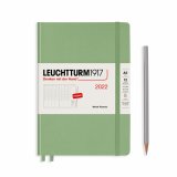 Leuchtturm1917 Еженедельник на 2022 год, неделя на развороте (вертикальный) Muted Colours Sage (пастельный зеленый) Medium Leuchtturm1917 Еженедельник на 2022 год, неделя на развороте (вертикальный) Muted Colours Sage (пастельный зеленый) Medium