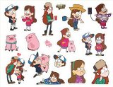 Гравити Фоллз (Gravity Falls). Лист виниловых наклеек А4 Гравити Фоллз (Gravity Falls). Лист виниловых наклеек А4