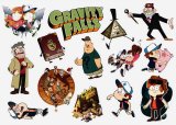 Gravity Falls 1. Лист виниловых наклеек А4 Gravity Falls 1. Лист виниловых наклеек А4