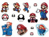Марио (Mario). Лист виниловых наклеек А4 Марио (Mario). Лист виниловых наклеек А4